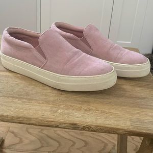 Steve Madden Gills Sneakers - Size 10 - Pink Suede